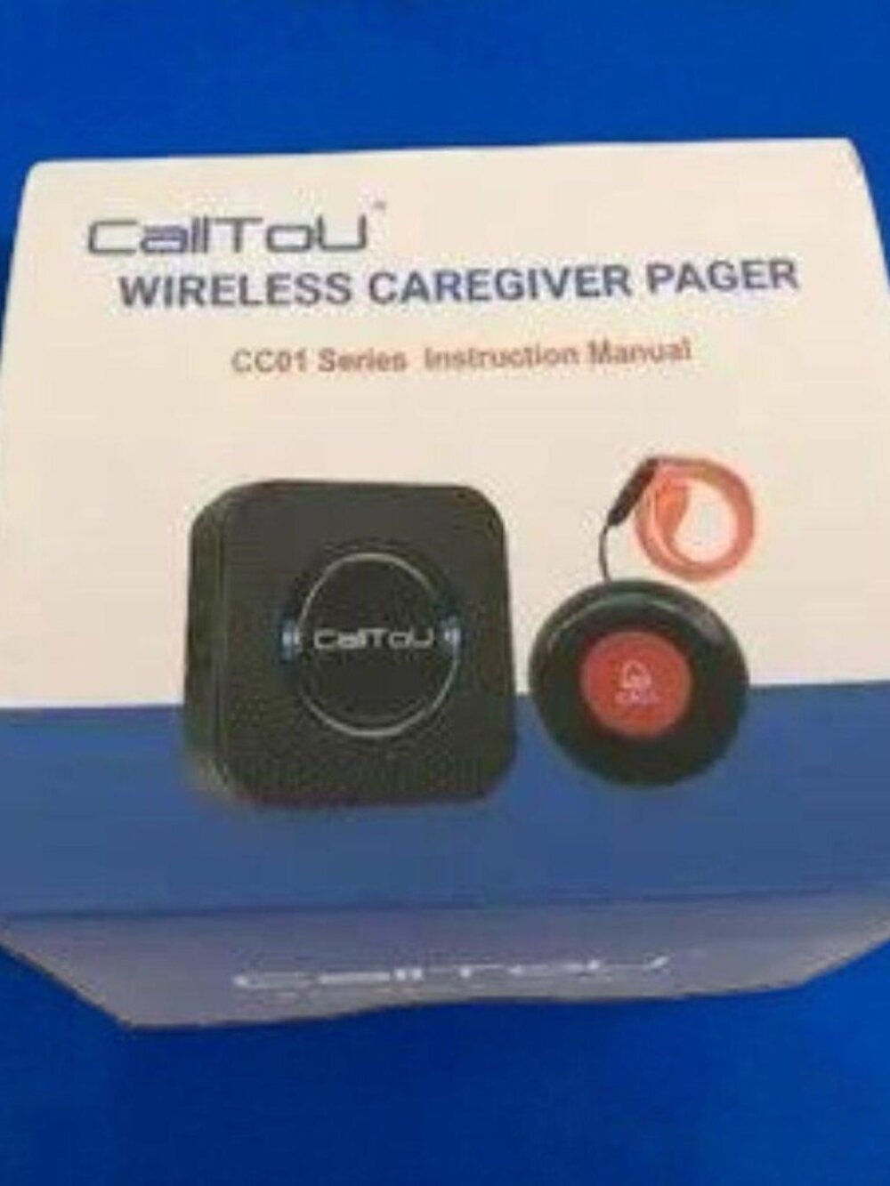 Caregiver Pager Wireless Call Bell Alert Button Waterproof Transmitter